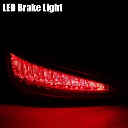 LED Tail Light Assembly Compatible With 2013-2017 Audi Q5 Taillight Tail Lamp Brake Lamp Rear Light Backup Light Replacement Left Driver Side Partslink#8R0945093D