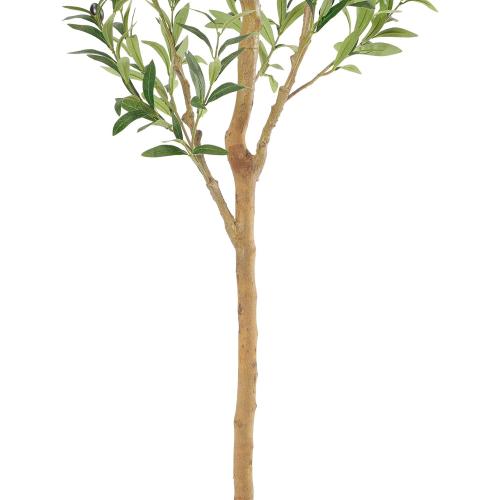 Bellacat Faux Olive Tree 6ft，Olive Trees Artificial Indoor with Natural Wood Trunk and Realistic Leaves and Fruits. 6 Feet(72in) Fake Olive Tree for Home House Office Décor.