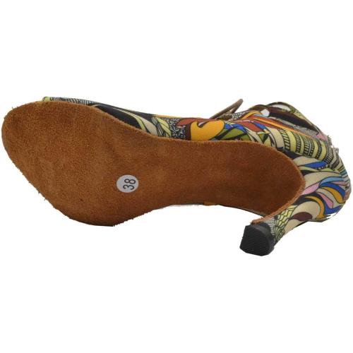 Womens Professional Zip Latin Dance Ankle Boots Ballroom Tango Shoes Custom Heels Jazz Heels Dancer Exotic - 8.5