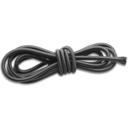 Baiann 3/16 Inch Elastic Cord Shock Marine Grade Black 30FT Bungee Stretch for DIY Projects, Tie Downs - UV and Weather Resistant, Long-Lasting Stretch Round Elastic String