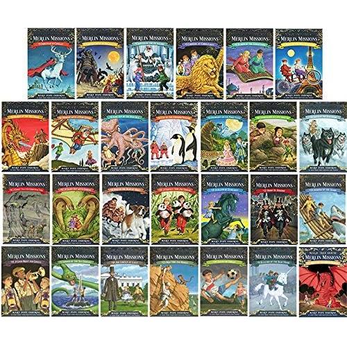 A Library of Magic Tree House Merlin Missions Collection 27 Box Books Set