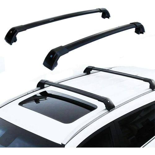 Roof Rack Cross Bar Compatible with Subaru Forester Touring 2025 2026 with Lock Aluminum Cross Bars Lockable Crossbar Luggage Rack for Rooftop Cargo Carrier Luggage Kayak Canoe Bike Snowboard (Black)