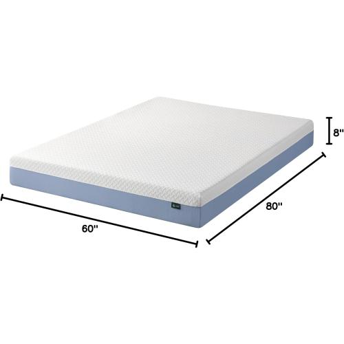 ZINUS Cooling Essential Memory Foam Mattress [NewVersion], Fiberglass Free, Medium Feel, Breathable Cooling Layers, Certified Safe Materials