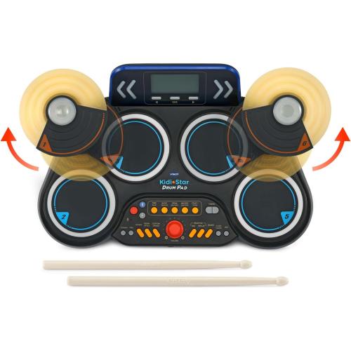 VTech Kidi Star Drum Pad, Black