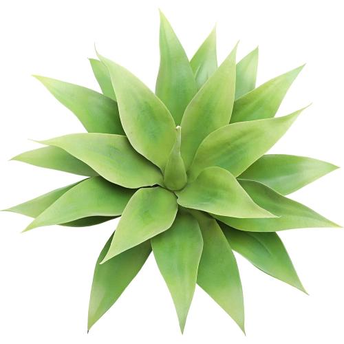 BANNINEO Artificial Agave Succulent Plant 18 Inches, 100% Natural Looking Artificial Greenery Plant Tall Faux Succulent Agave, Artificial Plant for Indoor Outdoor Decor