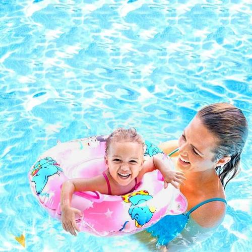 Sealive Kids Pool Float with Seat and Dual Handles, blue ? Elephant
