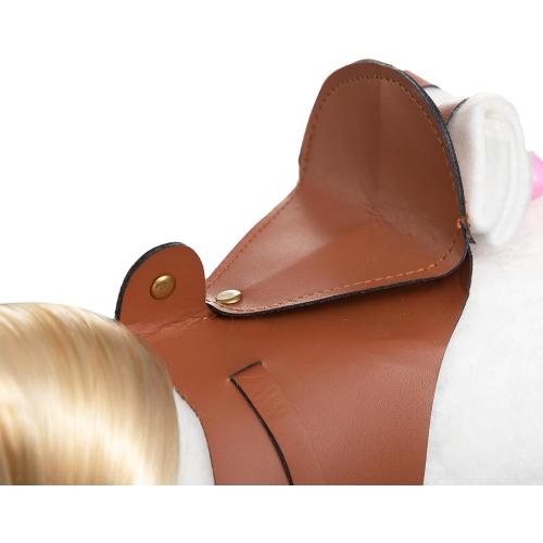 HollyHOME Stuffed Animal Horse Pretty Plush Toy Pretend Play Horse 11 inches White