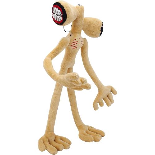 Monster Plush Stuffed Toys Limbs Movable Cartoon Cat and Dog Doll 22 inch, Plush Toys for Home Decoration The Best Gift for Halloween and Christmas Party Birthday Gift (Brown Head)