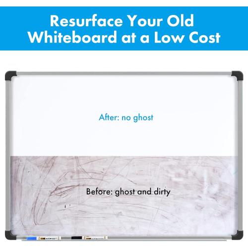 HAMIGAR Magnetic Whiteboard Contact Paper 24 x 39 Dry Erase White Board Sticker for Wall Stick on White Board Peel and Stick Wallpaper Adhesive Poster with Marker, Magnetic Eraser and Magnets