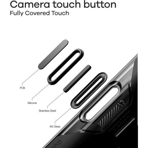 Aulumu A17 iPhone 17 Pro Magnetic Thermal Case | CoolHyper | with Camera Control | IMD Technology | Compatible with Magsafe | Touch Translucent White