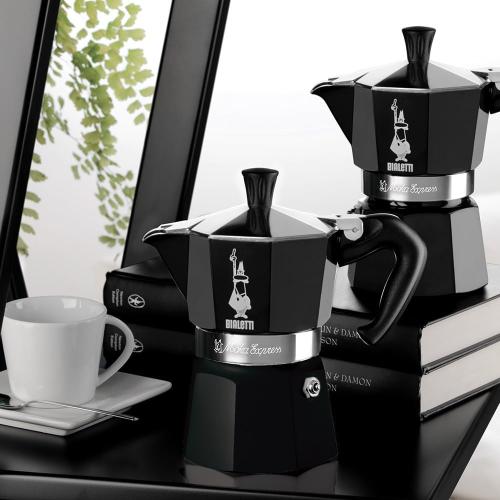 Bialetti 4953 Moka Express Espresso Maker, 6 liters, Black