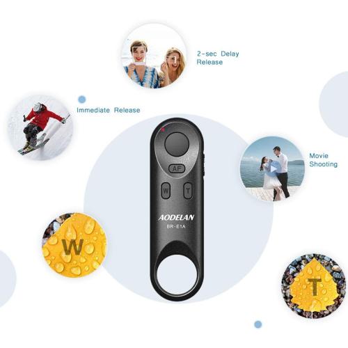 AODELAN Wireless Remote Control for Canon M6 Mark II,6D Mark II Replacement BR-E1 Camera Shutter Release for Canon EOS RP,M50, M50 Mark II, 90D,SL3 250D,SL2 200D,T7i,G7 X Mark III