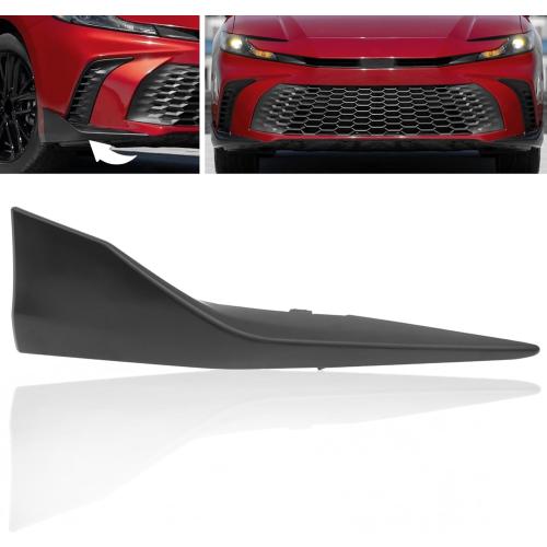 Front Right Passenger Side Corner Wrap Cover Fit for Camry SE XSE 2025 2026 Bumper Side Lower Molding Trim Black Replace for 52712AQ040 52712-AQ040