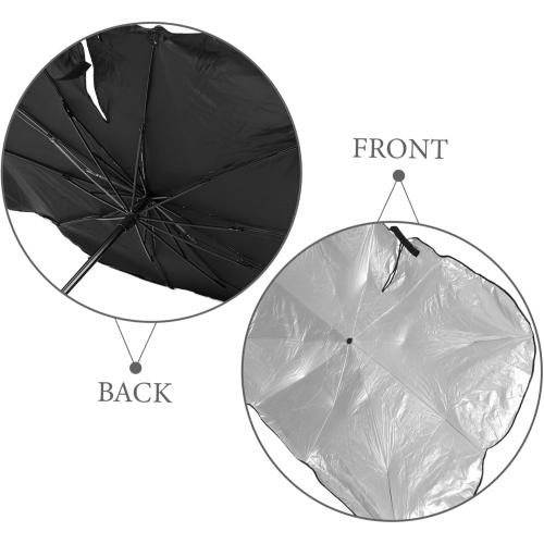 Hemobllo Car Windshield Sunshade Umbrella Foldable and Portable Uv for Cars Suvs and Trucks Easy Setup and Storage Heat Insulation and Sun