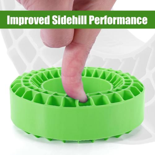INJORA Silicone Rubber Inserts Foam for 106-108mm 1.9 Tires(Small Green)