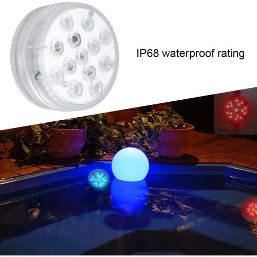 01 Submersible LED Lights, Reusable Underwater Pond Lights for Aquarium for Swimming Pool for Vase for Fish