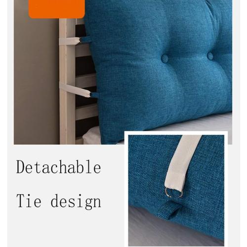 Triangular Wedge Cushion for Sofa Bed Headboard Backrest Positioning Support Neck Pillow Reading Pillow Lumbar Pad with Removable Cover (Color : B, Size : 150cm)