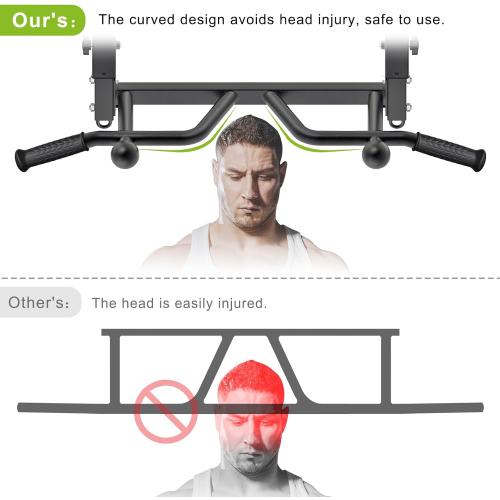 SELEWARE Heavy Duty Welded Pull Up Bar, Versatile Doorway Wall Mount, Joist Mounted, and Ceiling Mounted Chin Up Bars, Thick Metal Sturdy Construction for Full Body Workouts Support 500 lbs