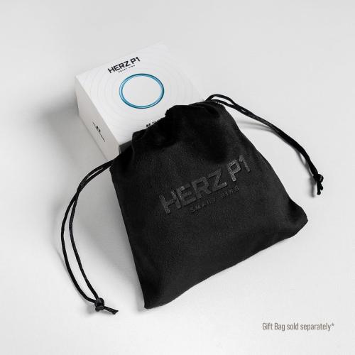 Herz P1 Smart Ring for Women & Men - (Size 6) 24/7 Health Metrics Fitness Ring, Tracks 20  Biometrics, 6 Day Battery Life, Waterproof Stainless Steel, Free APP for iOS Android, No Subscription