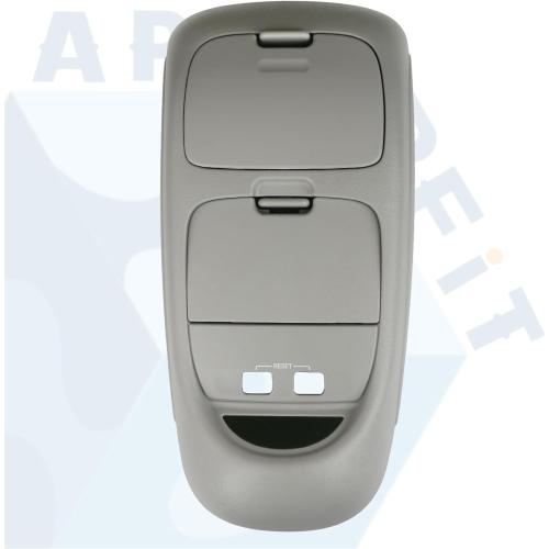 Overhead Console w/Sunglasses Holder & Storage Cover Gray 2C3Z-25519A70-AAC Compatible with 2002-2004 Ford F250 F350 F450 F550 Super Duty Truck Interior Roof Accessories Parts