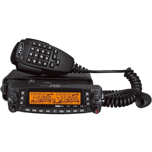 TYT TH-9800 Quad Band 50W Cross-Band Mobile Car Ham Radio Black 5.5 x 1.58 x 8.35