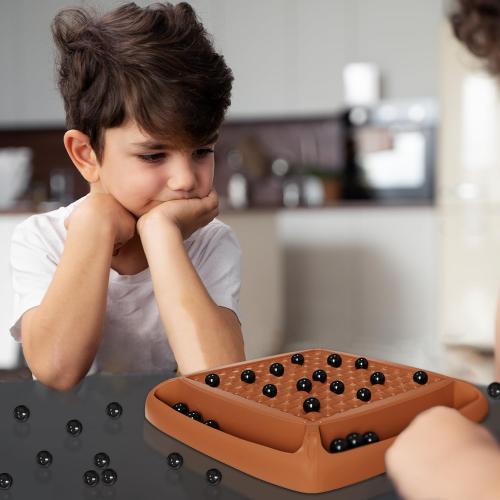 Magnet Game, Magnetic Game Board Games for Kids 8-12 and Adults, Magnet Chess Set Family Games Ideal for Family and Friend Games Night, 2-4 Players
