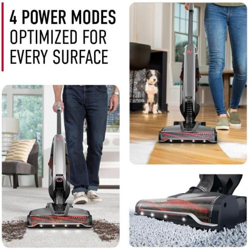 Hoover ONEPWR Evolve Pet Elite Cordless Vacuum Cleaner, Lightweight Stick Vac, Small Upright Vacuum Cleaner, Ideal for Pet Hair, XL Dirt Cup Capacity, Cordless Vacuum Cleaners for Home Use