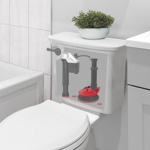 Korky 3070BP Large 3 2X High Performance Universal Toilet Flapper, Red