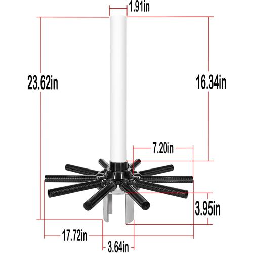 SX210DA Lateral Assembly/w Center Pipe for Hayward Pro Series Sand Filter S220T2, S244T2, S180T, S210T, S220T, S230T, S244T and Automatic Skimmers