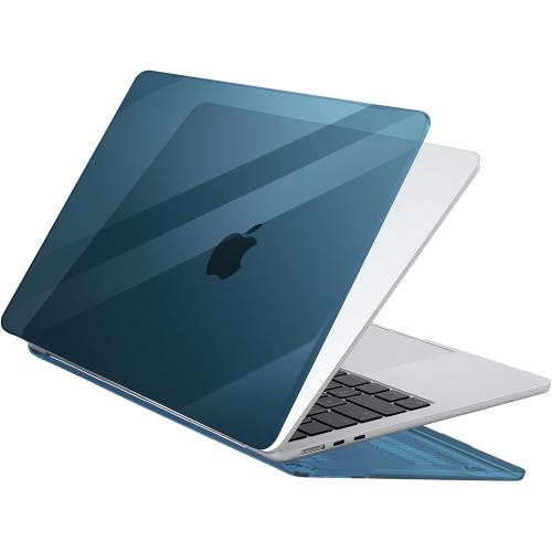 EooCoo Case Compatible with MacBook Air 13 inch M4 2025 2024 2023 2022 M3 M2 A3240 A3113 A2681, Green Air 13.6 Laptop Hard Shell Case   Keyboard Skin Cover   Screen Protector, Forest Green