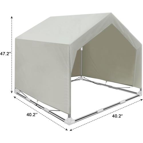 Dog Shade Shelter Outdoor Large Tent Dog House for Large Dogs, Outdoor Dog Tent, Outside Sun Rain Canopy Pet House for Cats, Rabbits and Other Pets.