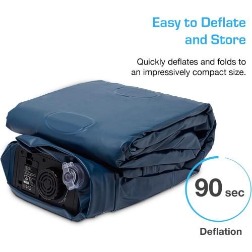 Size 20 Active Era Tall 20 Twin Air Mattress with Built in Pump & Raised Pillow, Elevated Inflatable Mattress, Heavy Duty Puncture Resistant Bed, Blow Up Waterproof Airbed