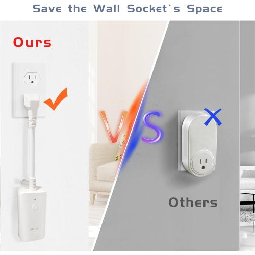 DIGITEN Wireless Thermostat Outlet Temperature Controlled Outlet with Power Cord for Heating and Cooling, Remote Control Plug in Thermostat 1800w for Space Heater, Fan, AC