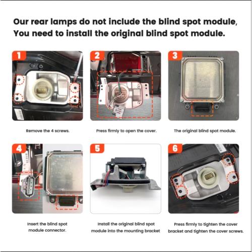 LED Tail Lights Compatible with 2020 2021 2022 Ford F250/F350 Super Duty LARIAT/King Ranch/Platinum/Limited taillights Assembly LC3Z13405E FO2800282 (Blindsport Bracket & Left Driver Side)
