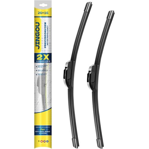 26   16 Front Windshield Wiper Blades Compatible with 2009-2018 Toyota Corolla/2013-2021 Toyota RAV4 OEM QUALITY Premium All-Season Automotive Replacement Wipers (Pack of 2)