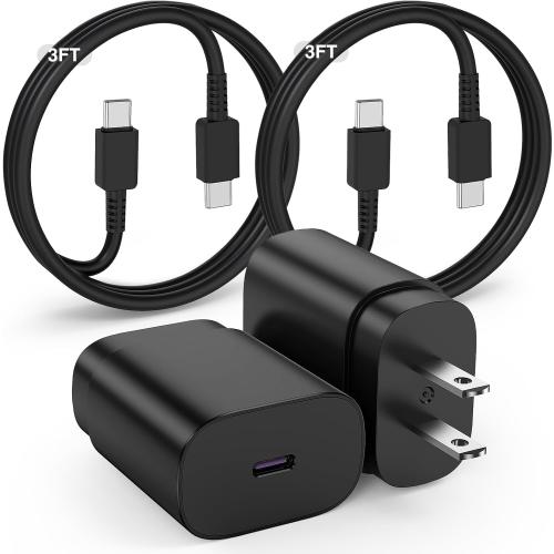 for Samsung Galaxy Super Fast Charging Cord 3FT, 25W Type C Phone Charger