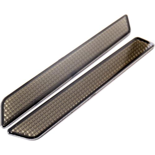 Black Saddlebag Outer Lid Hinge Latch Covers For Harley Touring Electra Road Street Glide 2014-2023 (Black Smoke)