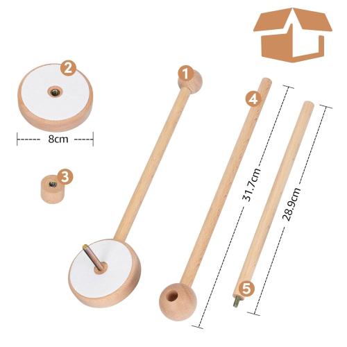 Wooden Baby Crib Mobile Arm - Baby Mobile Hanger Arm (33 inch, Natural Beech Wood) -Mobile Arm for Crib, Mobile Holder for Crib, Baby Girl Nursery Decor(Wooden Color)