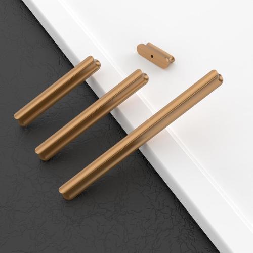 10 Pack Champagne Bronze 5 Inch(128mm) Hole Center Kitchen Cabinet Handles Cabinet Pulls Kitchen Drawer Pulls Hardware for Cupboard Dresser Handles Bathroom