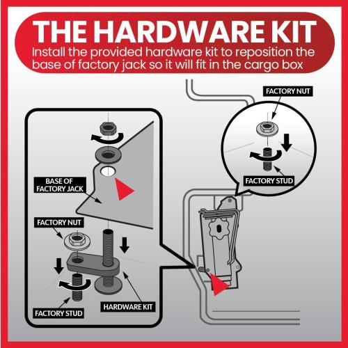 MaxMate Underseat Storage Box Compatible with 2019-2025 Chevy Silverado GMC Sierra 1500; 2020-2025 2500 3500HD Double & Crew Cab, Black Rear Under Seat Extra Cargo Store Organizer | CB5C2278MX