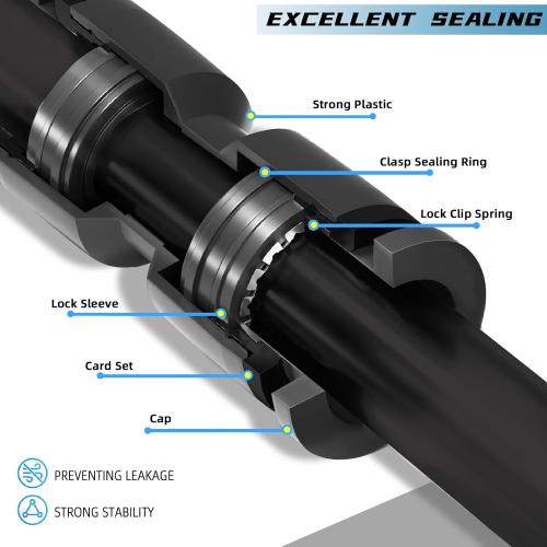 10PCS Push-to-Fit Drip Irrigation Emitters for 1/4 inch Irrigation Tubing, Adjustable 360 Degree Vortex Drip Emitters with Stake, Irrigation Dripper Sprinklers for Drip Irrigation System