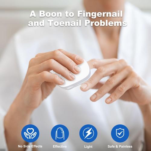 New Nail Fungus Device for Toenails & Fingernails, Home Use Toenail Fungus Treatment Device for Onychomycosis, Effective & Reliable (White) 2025