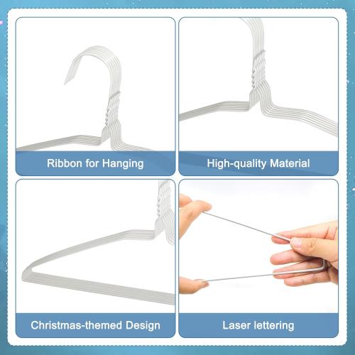 120 Pcs 16 Wire Hangers Bulk Metal Wire Hangers for Clothes Dry Cleaner Hanger for Coat (White)