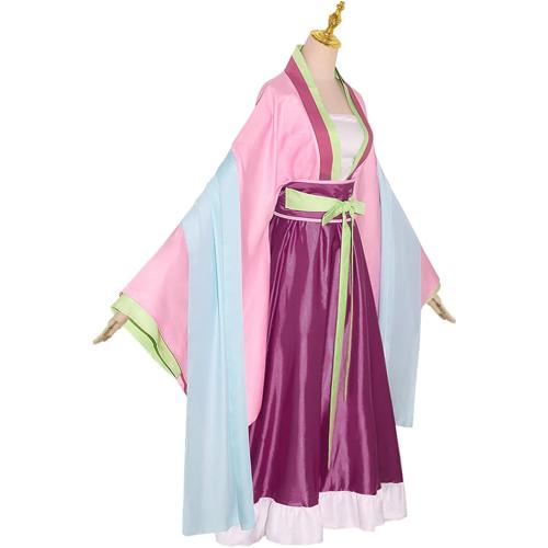 Size Large Women Halloween Kimono Costume Pink Kimono Dress Suit Cosplay Hanfu Dress Halloween Party
