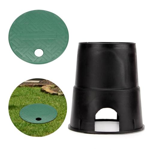 6Pcs Electrical Splice Box, 6''Underground Electrical Junction Box | 6'' Diameter Sprinkler Valve Boxes for Garden Farm, Inground Electrical Box for Outdoor Electrical Wiring Splices