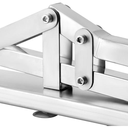 QWORK Stone Crab Claw Cracker, Solid Stainless Steel Construction, Durable Seafood Tool with wide Base, for Stone Crab Claw, Lobster Llaws, and other shellfish
