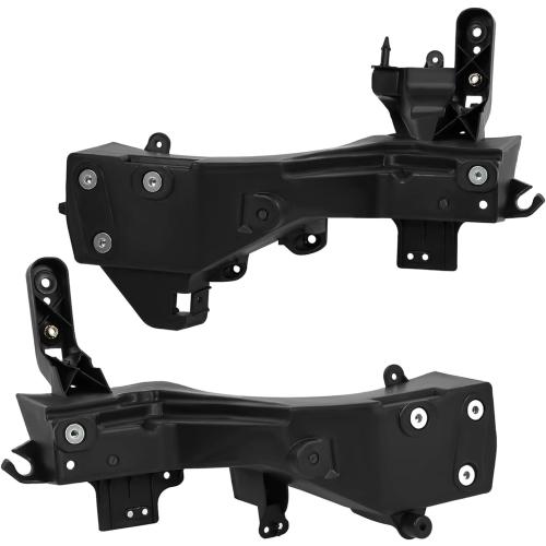 koxuyim Radiator Support Bracket Driver And Passenger Side | Pair Headlight Mounting Bracket (Side Panel) Compatible with 2014-2022 J-eep Grand Cherokee CH1225271 68223399AA CH1225272 68223400AA