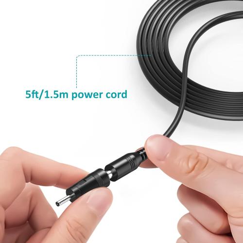 6V 9V 12V 15V 18V 20V 24V 1.5A 41W Universal AC Adapter with 8 Round Tips and USB Port Switching DC Power Supply Cord Charger for LED Strip Light Speaker DVD Player CCTV Camera Webcam