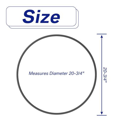 DEX2422Z2 Metal Reinforced Filter Seal for Hayward C2030 C3030 C4030 C5030 C7030 DE2420 DE3620 DE4820 DE6020 DE7220 for Pro-Grid DE and SwimClear Filter Cartridge O-Ring Gasket Parts, Metal Core ‼️like new‼️