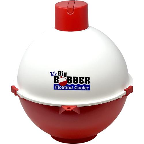 The Big Bobber Floating Cooler, Outdoors Floating Ice Chest, Portable Drifter Cooler, Keeps Beverage Cold